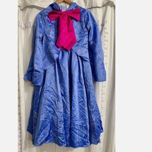 Disney Princess Fairy Godmother Costume Cinderella Adult M Blue Cloak & Dress